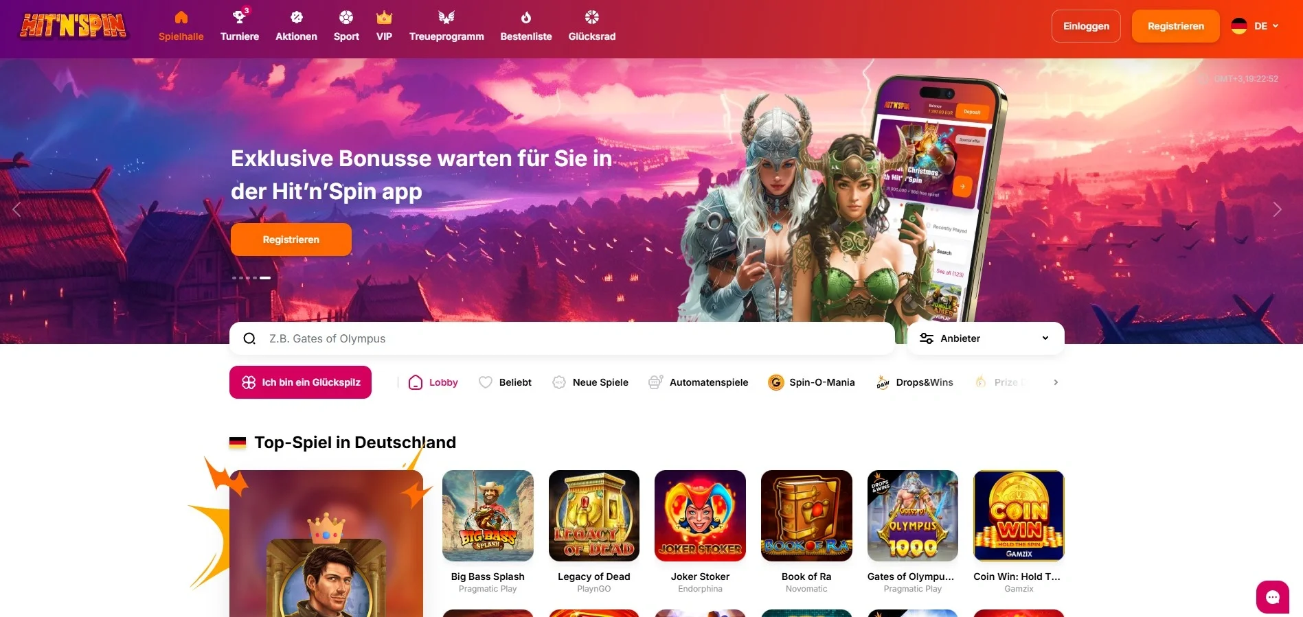 HitNSpin Casino Übersicht